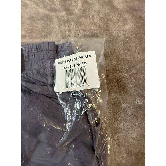 NWT Universal Standard Women Elastic Waist Shorts Pockets Size 4XS (00-0) Blue - Picture 6 of 10